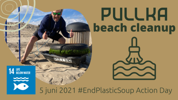 Pullka Beach Cleanup: jij sterker en het strand schoner!